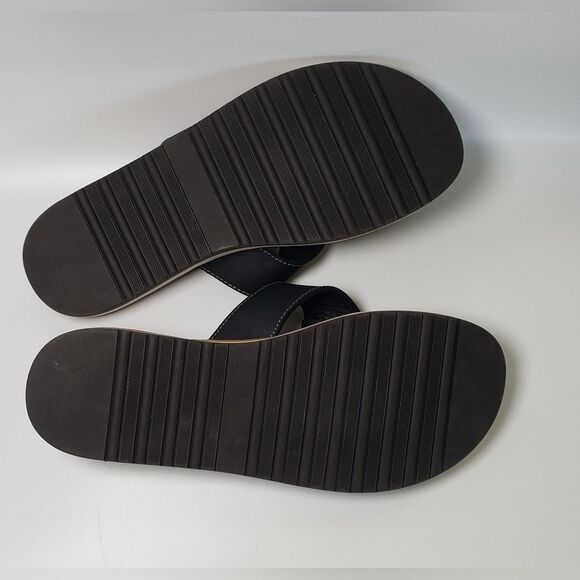 Warfield & Grand Men's Leather Sandals Flip flops Size 9 - Picture 9 of 10